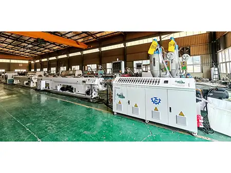 Машина для производства труб из полиэтилена диаметром 16-63 мм