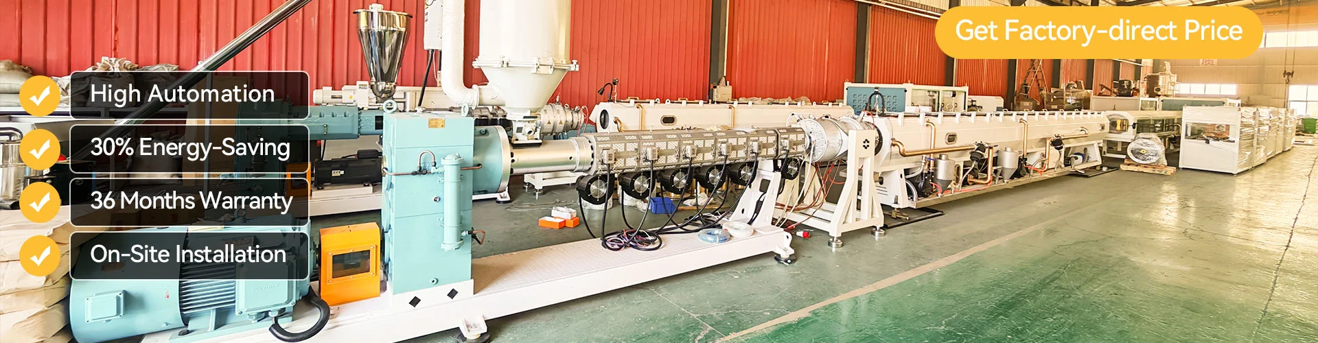 Линия по производству полиэтиленовых труб