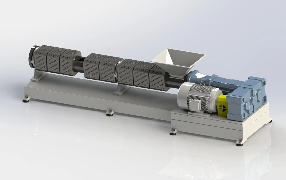 Заказ двухшнекового экструдера для переработки пластика для клиента из Африки